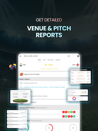Cricket LineX: Fast Live score