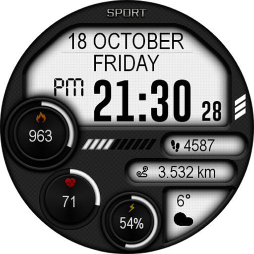 Digital Iwasa Watch Face