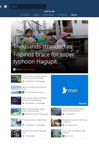 MSN Weather - Forecast & Maps
