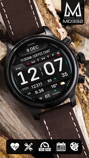 MD332 Digital watch face