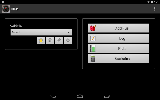 FillUp - Gas Mileage Log