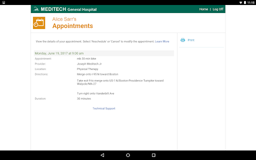 MEDITECH MHealth
