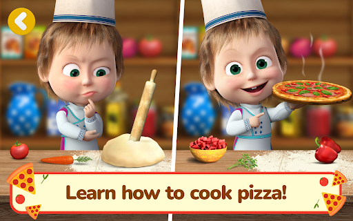 Masha and the Bear Pizza Maker