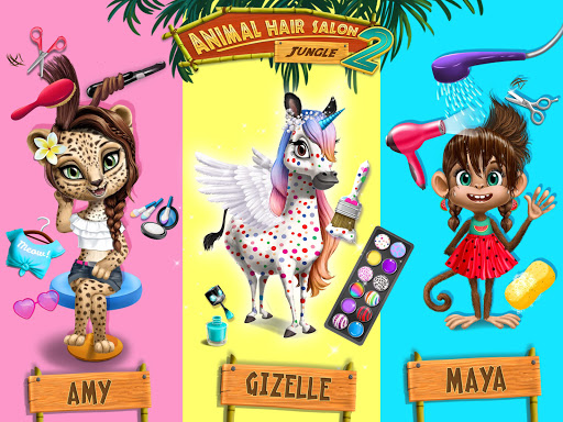 Jungle Animal Hair Salon 2
