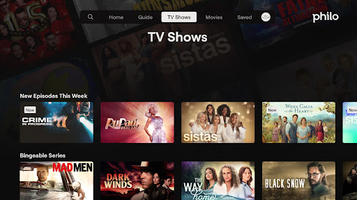 Philo: Shows, Movies, Live TV.