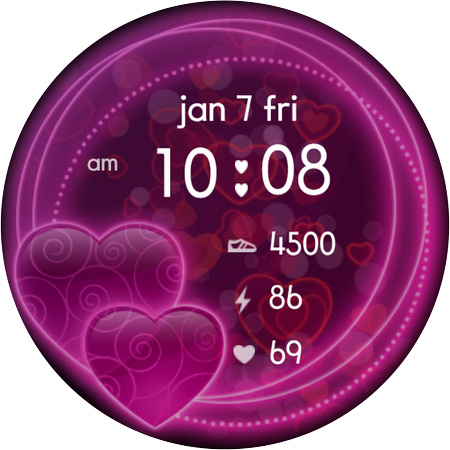Sweet Hearts Watch Face
