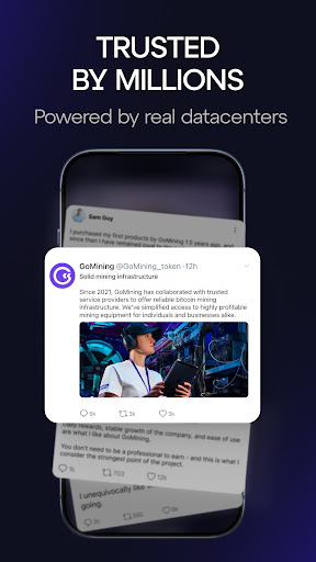 GoMining: Mining, Using BTC