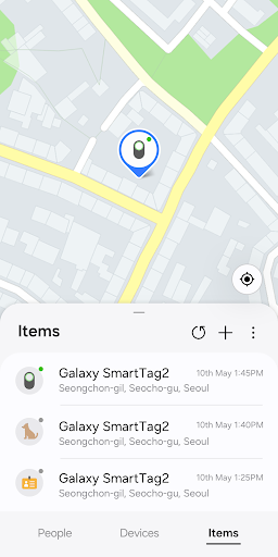 Samsung Find: Location Sharing