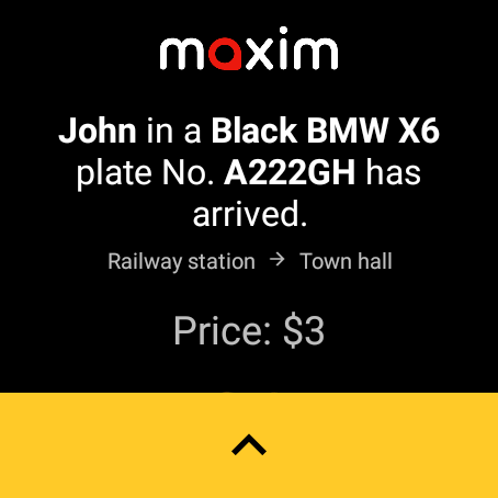 maxim — order a taxi & food