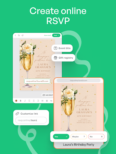 Invitation Maker: Cards & RSVP