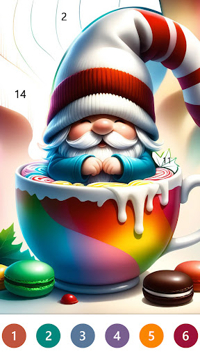 Fairytale Color by number game