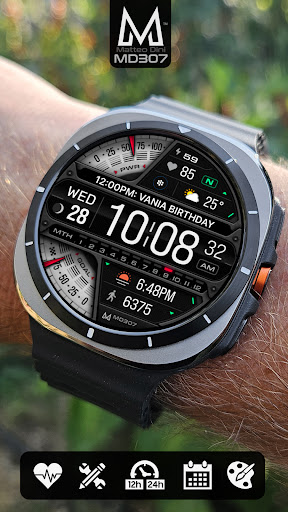 MD307 Digital watch face