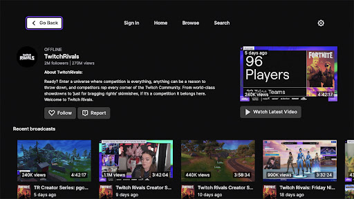 Twitch: Live Streaming