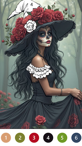 Macabre Color Paint By Number