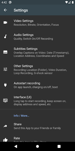 Droid Dashcam - Video Recorder