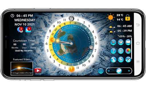 Flat Earth Sun & Moon Clock