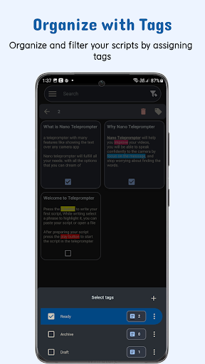 Nano Teleprompter