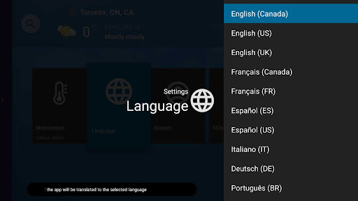 The Weather Network TV App