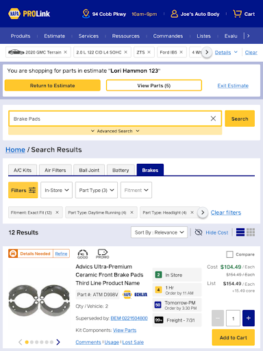 NAPA PROLink