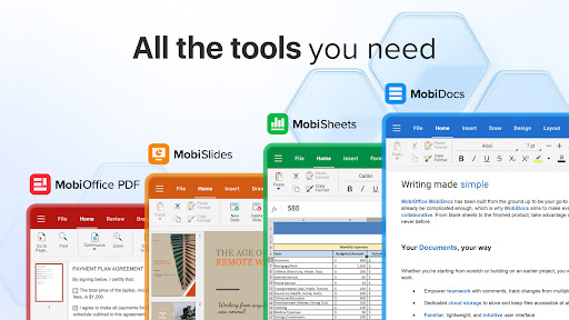 MobiOffice: Word, Sheets, PDF