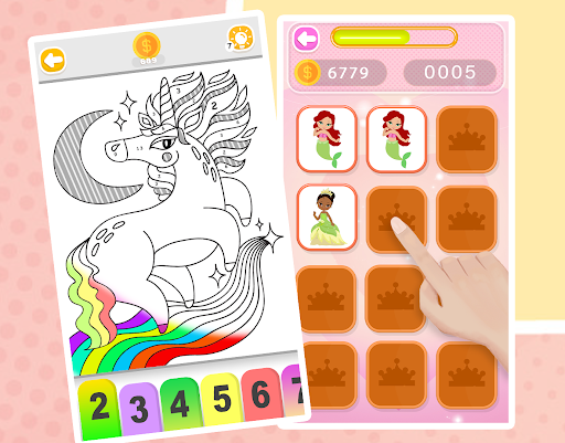 Princess Coloring Book Glitter