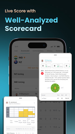 Cricket LineX: Fast Live score