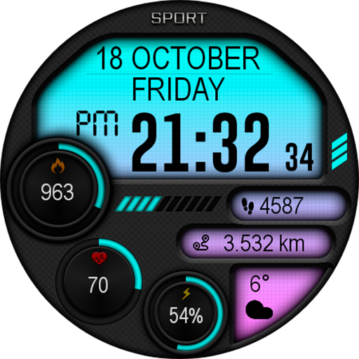 Digital Iwasa Watch Face