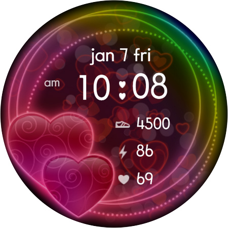 Sweet Hearts Watch Face