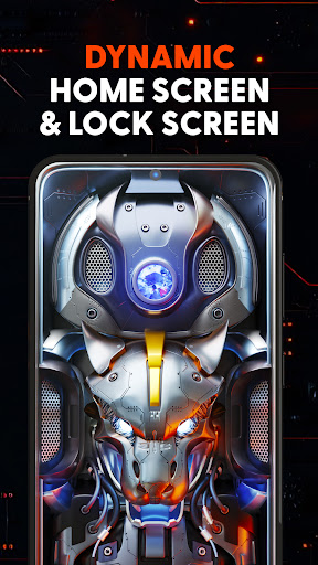 Futuristic 3D Tech Wallpaper