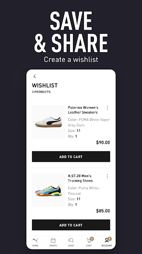 PUMA | Clothes & Shoes App
