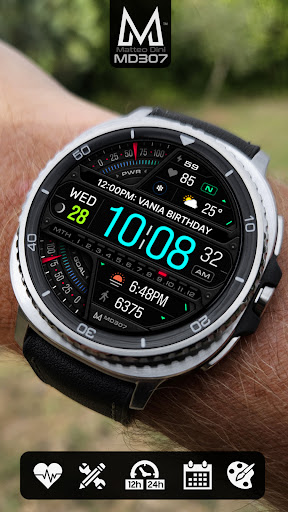MD307 Digital watch face