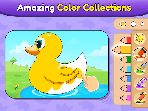 Coloring games for kids: 2-5 y