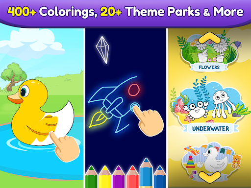 Coloring games for kids: 2-5 y