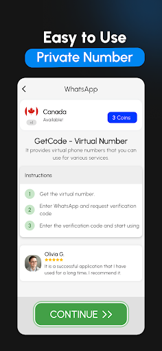 GetCode - Virtual Number SMS