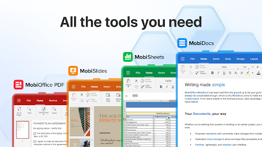 MobiOffice: Word, Sheets, PDF