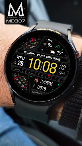 MD307 Digital watch face