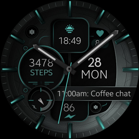 Dream 132 bronze watch face