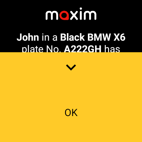 maxim — order a taxi & food