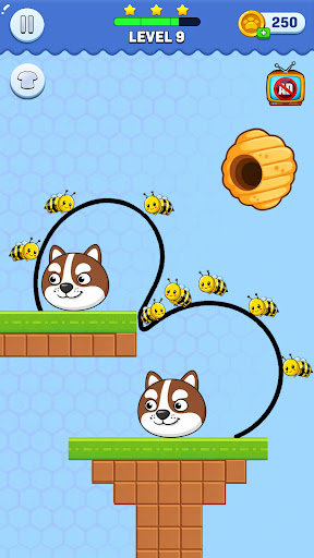 Draw to Save: Dog Puzzle