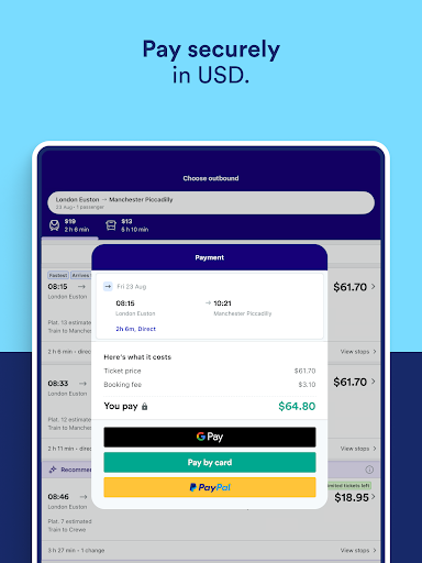 Trainline: Train travel Europe