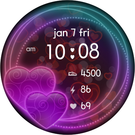 Sweet Hearts Watch Face