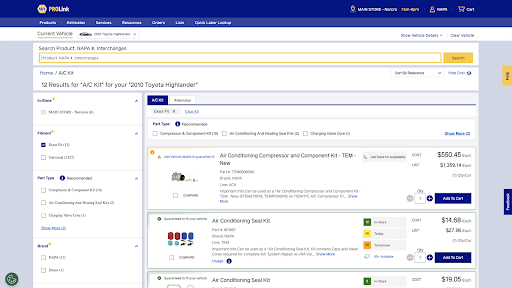 NAPA PROLink