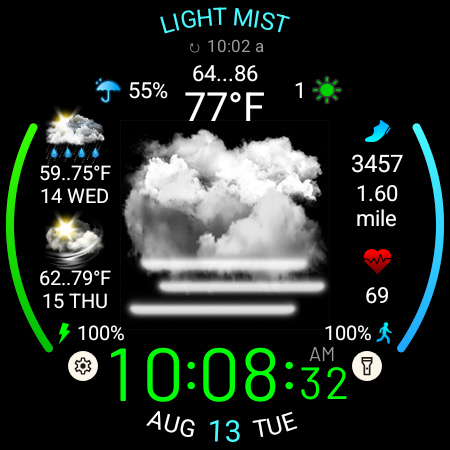Weather watch face W5.5