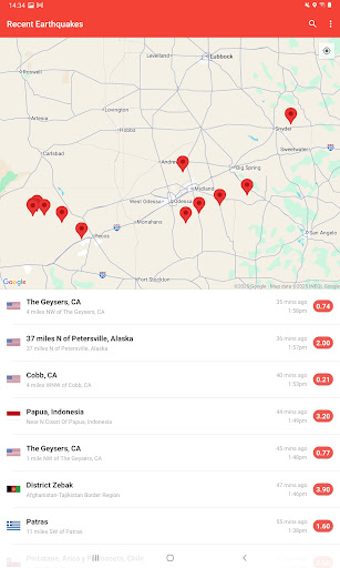 My Earthquake Alerts - Map