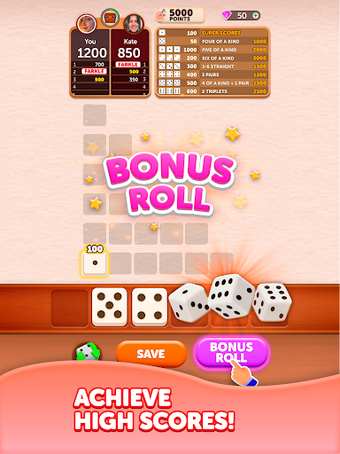 Farkle Dice Roll
