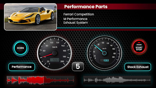 Car Engine Sounds - Gas Pedal