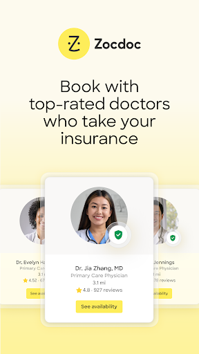 Zocdoc - Find and book doctors