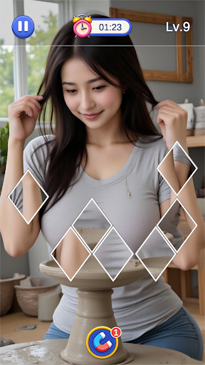 Heartstring Puzzle-Girl Jigsaw