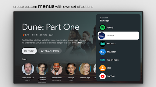 tvQuickActions Pro