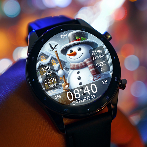Key WF55 Snowman Watch Face